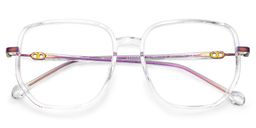 Joana Geometric Clear Glasses2