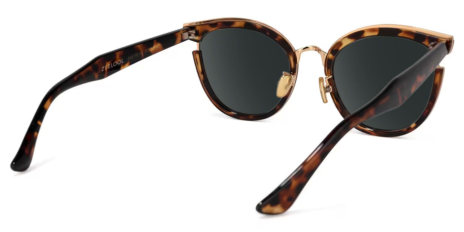 Laraine Cat Eye Tortoise Frame Sunglasses | ZEELOOL UK4