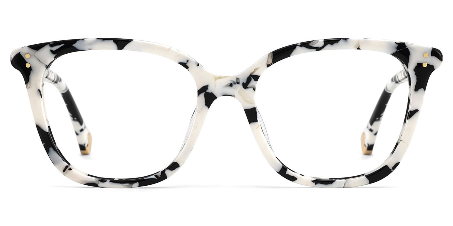 Square Cow Eyeglasses- Miles Acetate Frame Glasses0