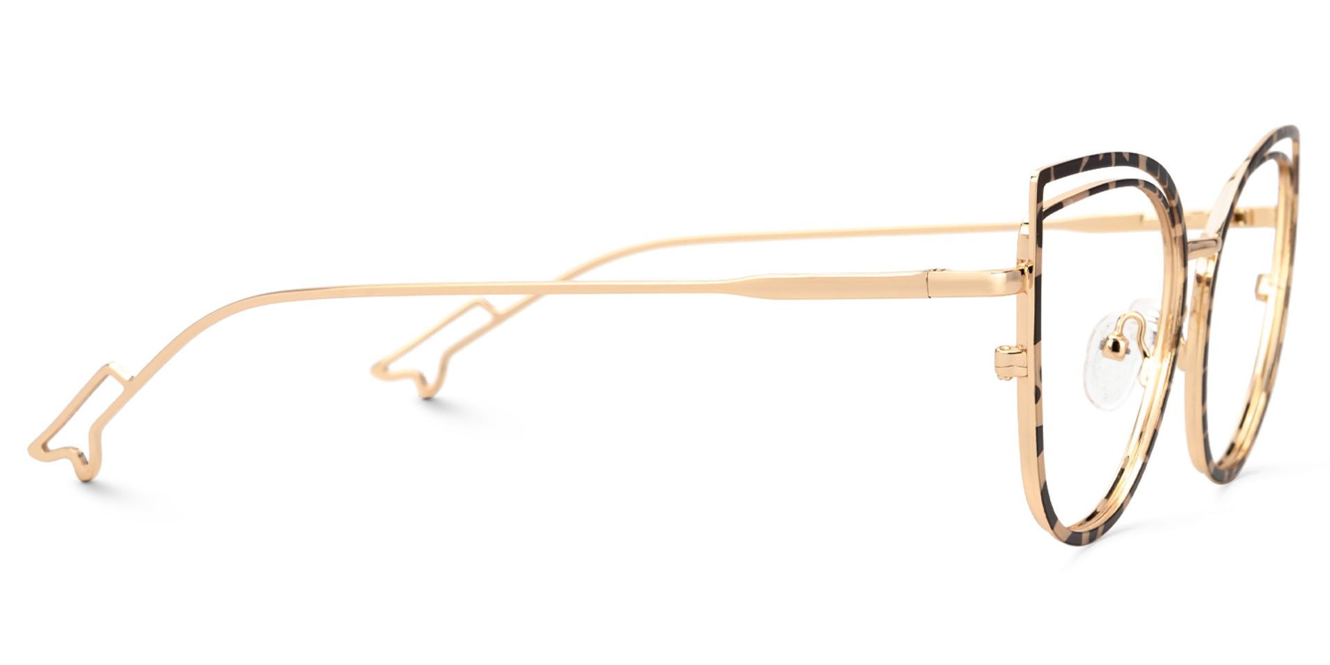 Spivey Cateye Metal Full Frame Eyeglasses | ZEELOOL UK4