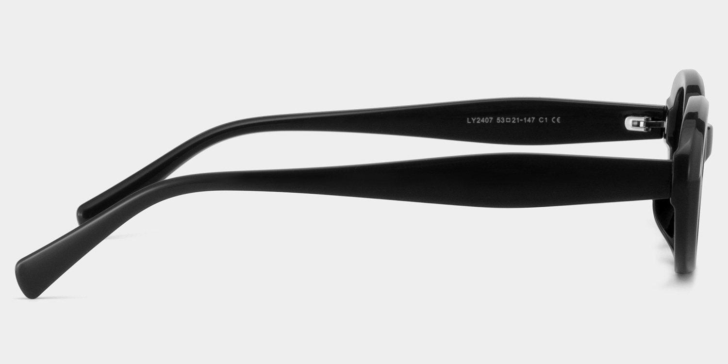 Zion black Frame Polarized Sunglasses with oval Style Online | ZEELOOL UK4