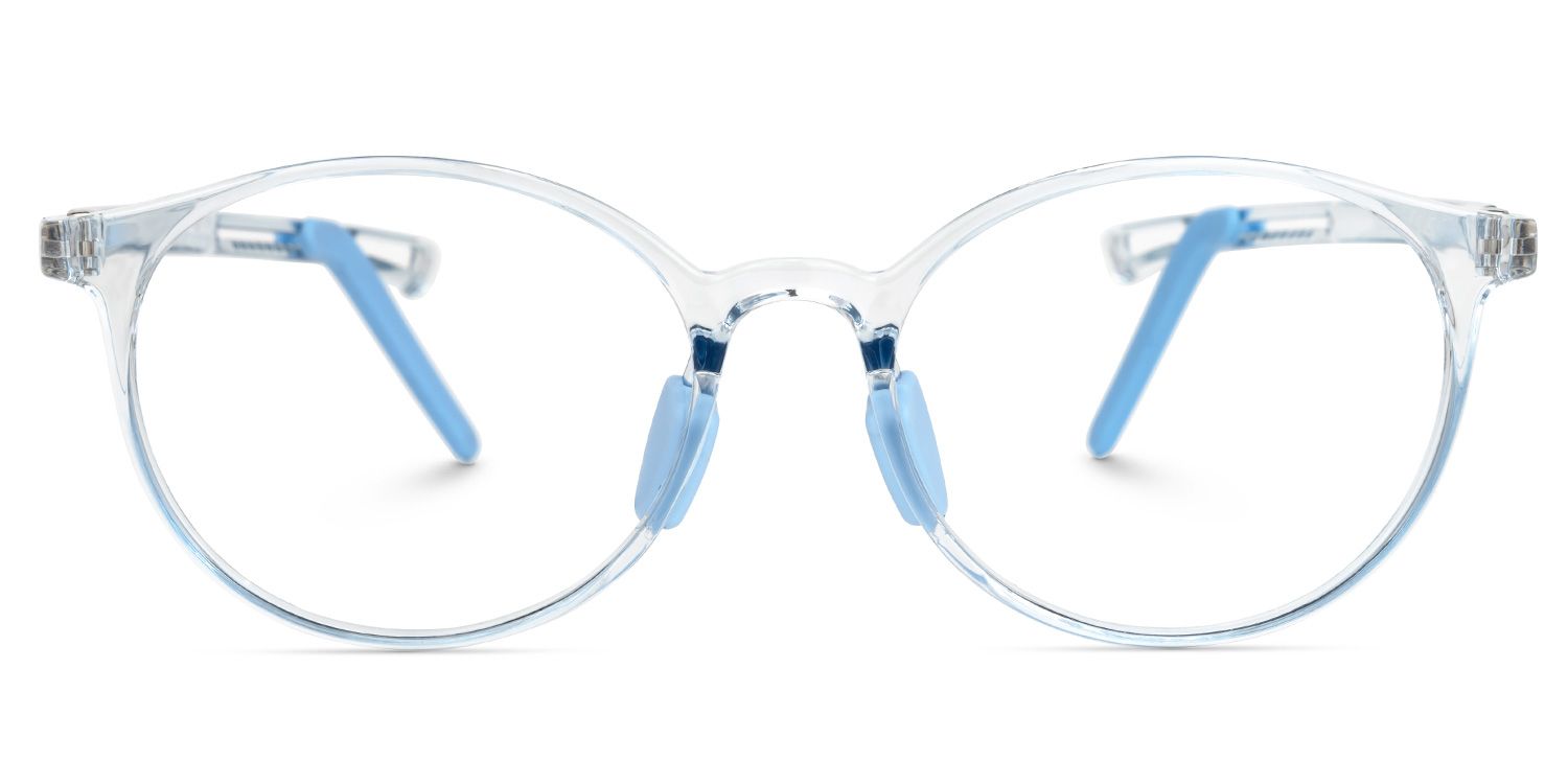 Kid Round Hiss Glasses with Cute Style -Zeelool0