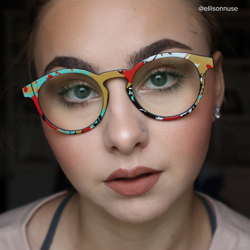 Street-Artist Round Colorful Frame Glasses | ZEELOOL UK7