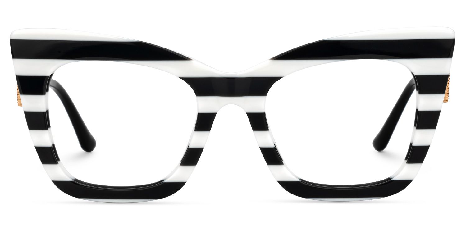 Cagle Designer Eyeglasses in Cateye Clear Frame0