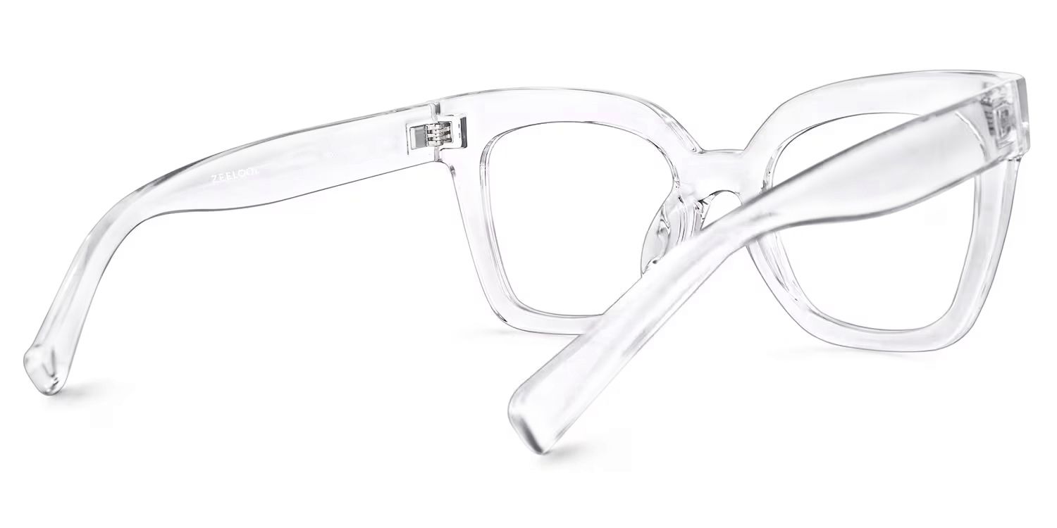 Malcolm Square Clear TR90 Frame Glasses | ZEELOOL UK3