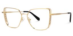 Jamison Square Gold Glasses1
