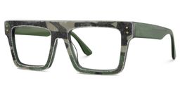 Killian Green Rectangle Glasses3