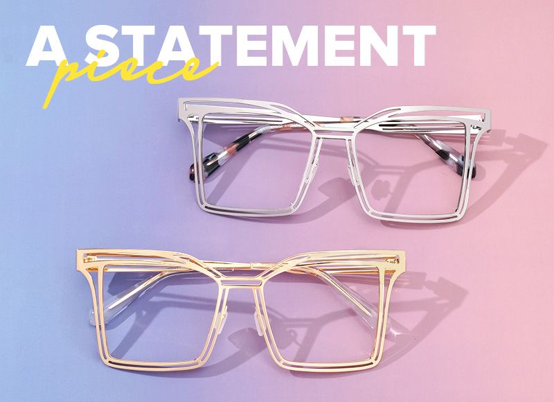 Metal Jacott Eyeglasses, Jacott Square Glasses -Zeelool Glasses4