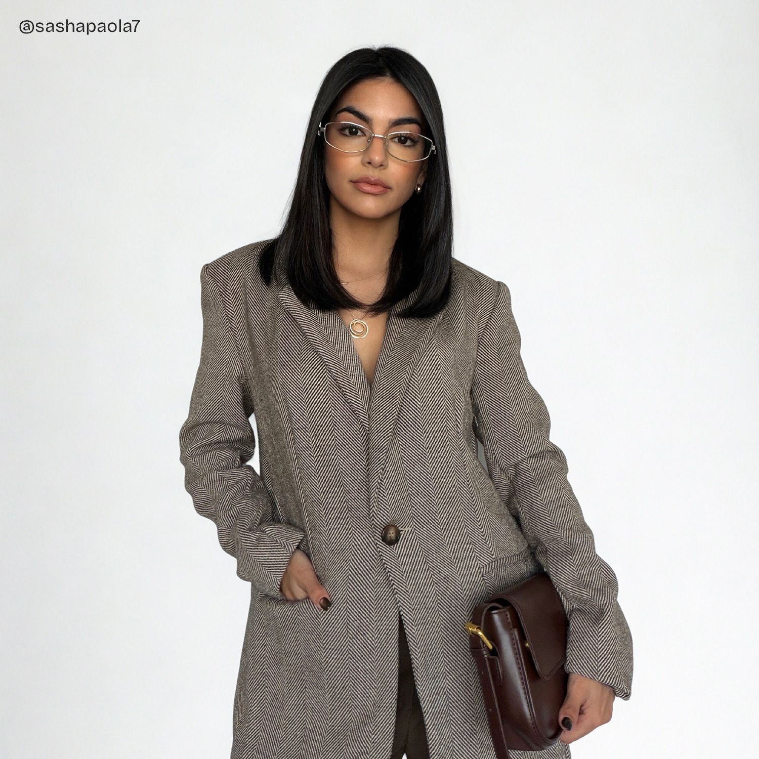 Dakota Warm Brown Tortoise Rectangle Glasses | ZEELOOL7