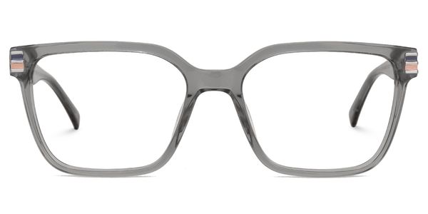 Rectangle Rucke Gray Color Frame Glasses | ZEELOOL UK