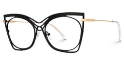 Ballou Butterfly Black Glasses1