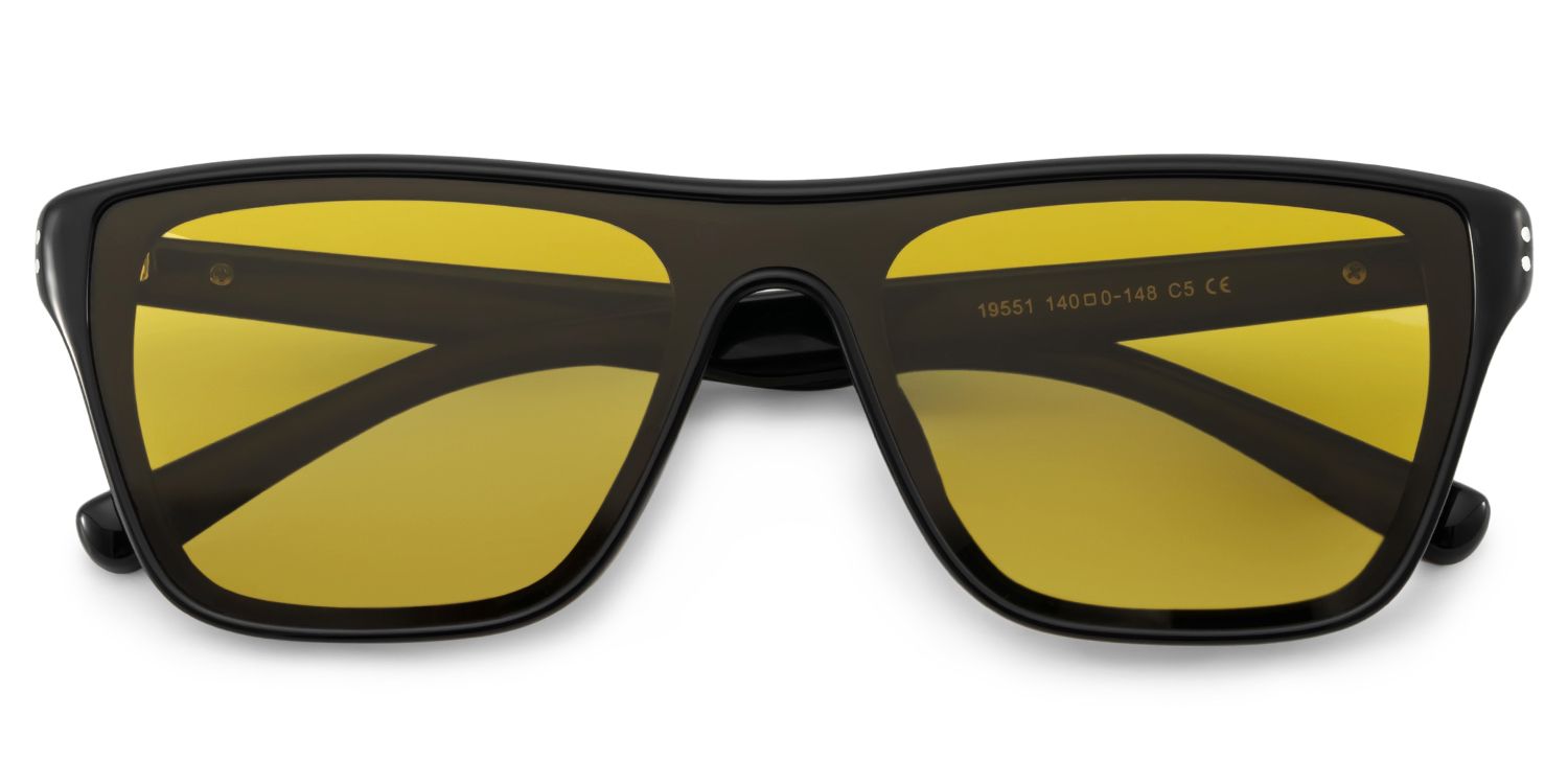 Paloma Black Aviator Polarized Sunglasses Online | ZEELOOL UK1