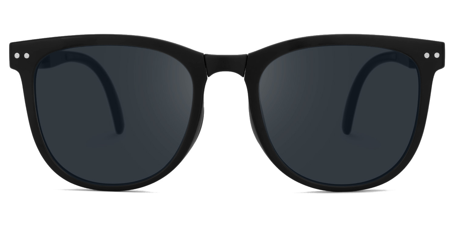 Lindzy TR90 Black Frame Sunglasses with Square Shape | ZEELOOL UK0