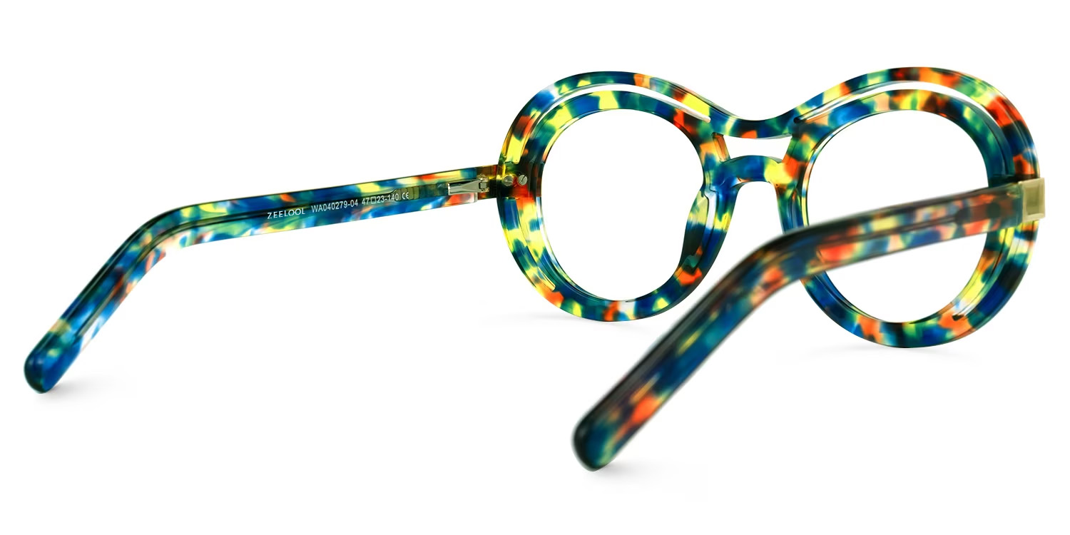Texidor Round Blue-Tortoise Glasses3