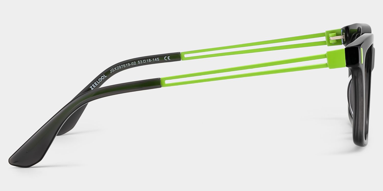 Axel Gray Frame Glasses with Rectangle Frame Online | ZEELOOL UK5