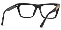 Rascoe Rectangle Black Glasses5