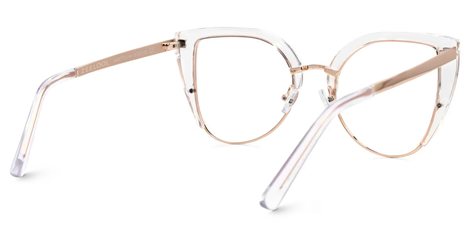 Brewer Cat-eye Crystal Eyeglasses and Glasses Frames3