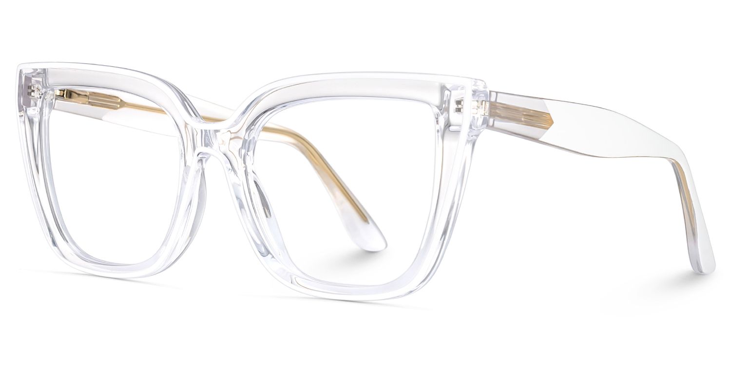Mirta Square Clear Eyeglasses with TR90 Frame2