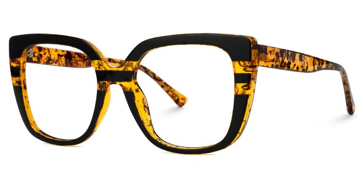 Brenda Square Tortoise Glasses