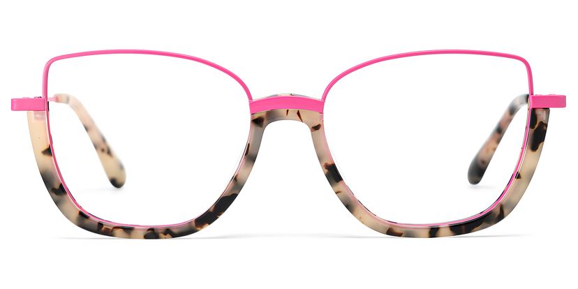 Coleman Square Pink Tortoise Glasses