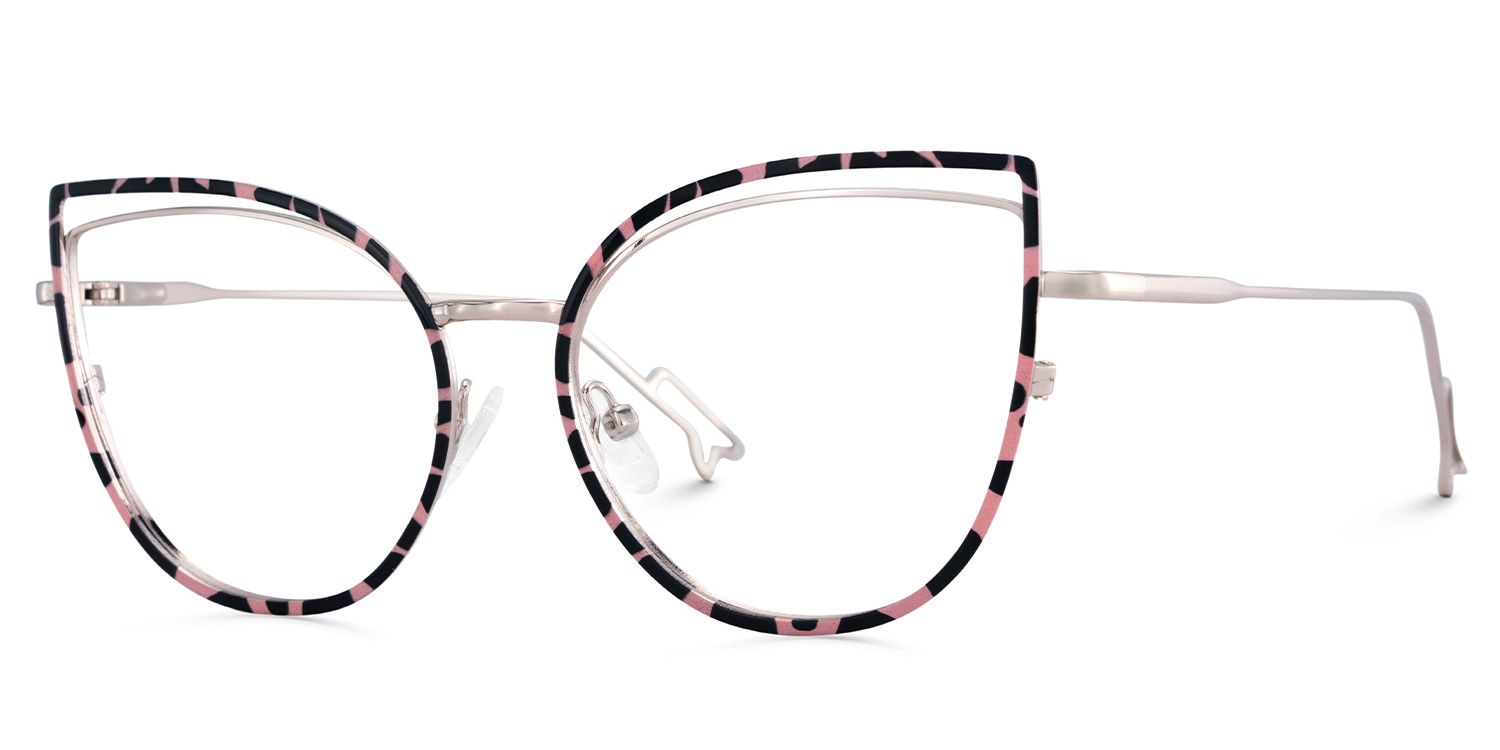 Spivey Cateye Metal Full Frame Eyeglasses | ZEELOOL UK2