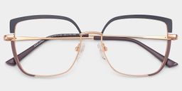 Grasso Square Two-Tone Glasses1