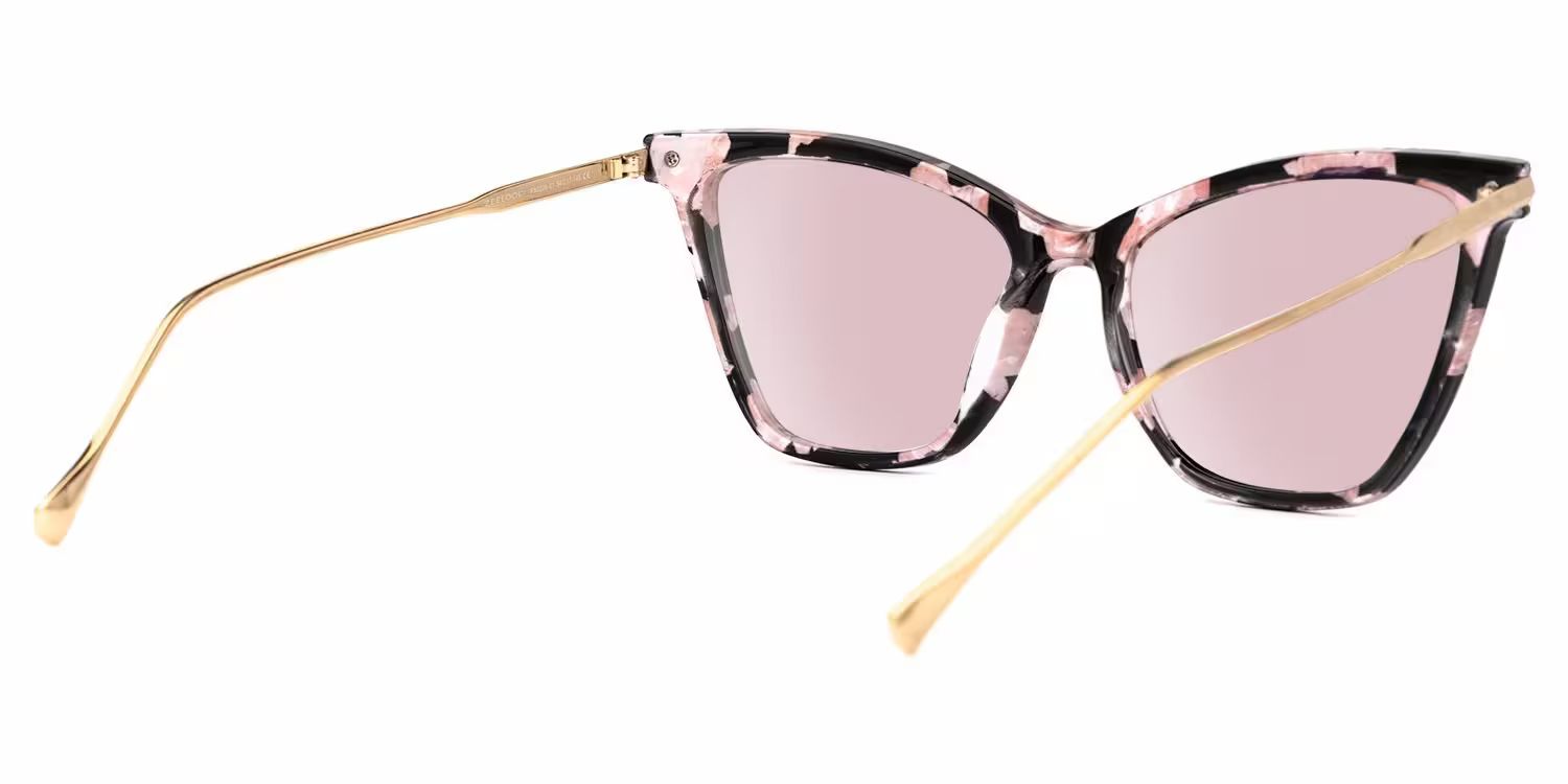 Hilary Butterfly Pink Floral Sunglasses | ZEELOOL UK3