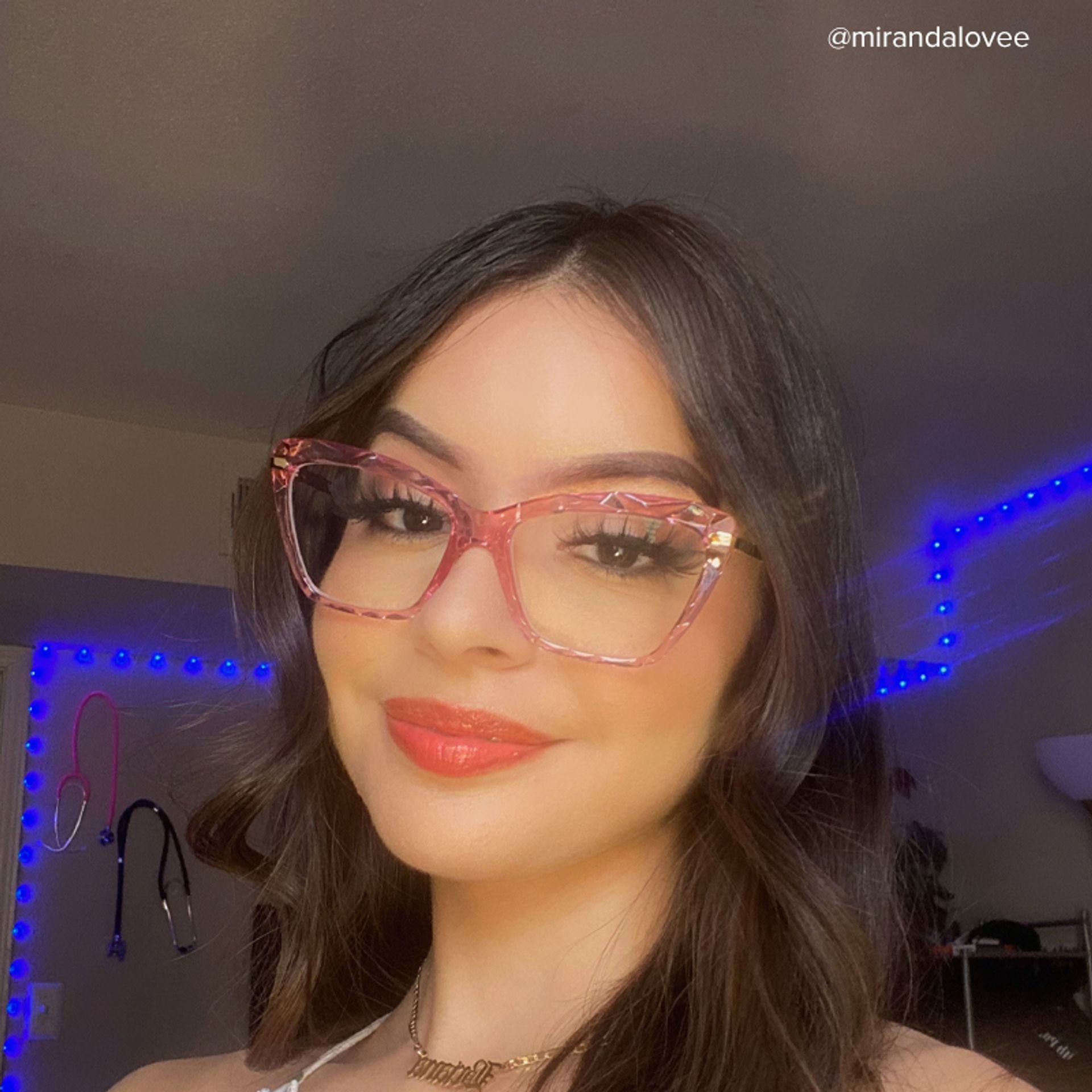 Juliet Pink Cat-eye Frame Glasses for Women | ZEELOOL UK11