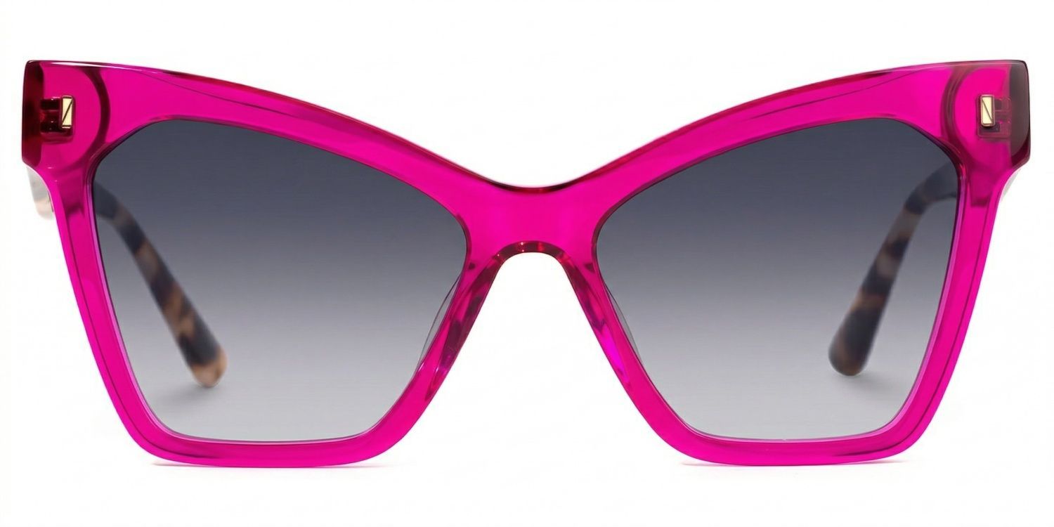 Senica Cat Eye Purple Sunglasses for Women & Men | ZEELOOL UK0