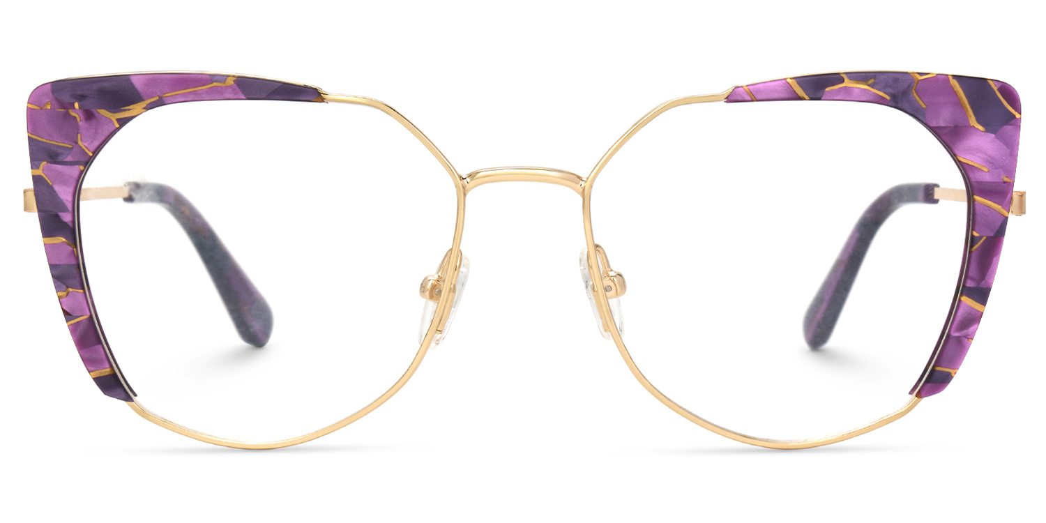 Ketty Cateye Purple Glasses0