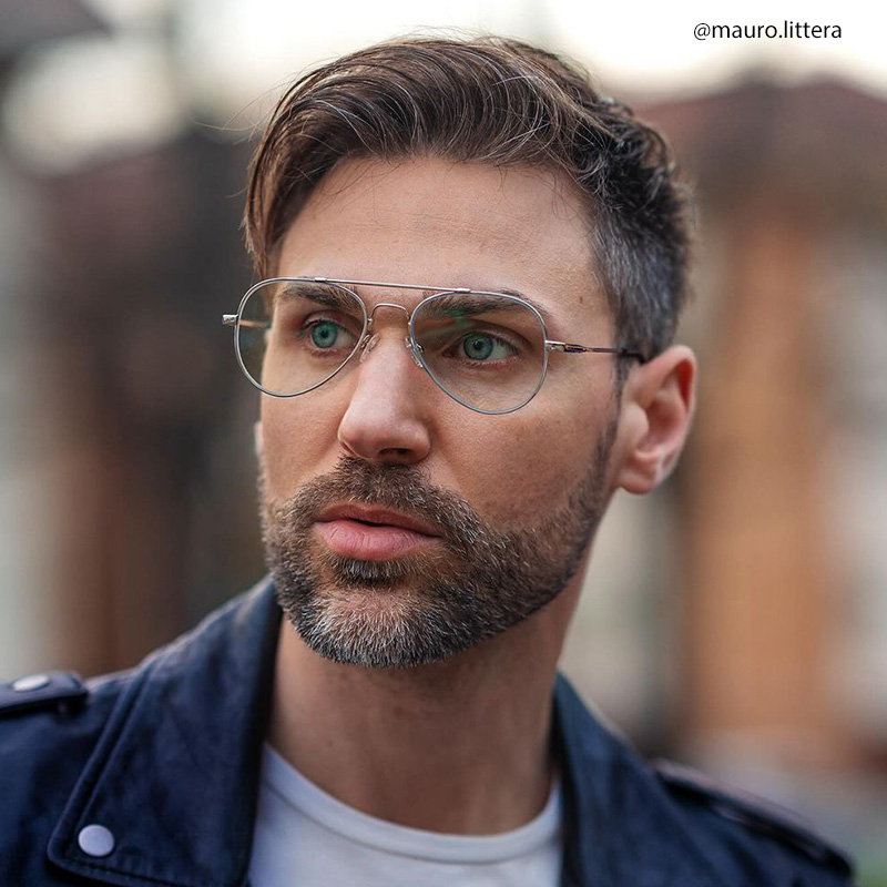 Aviator Silver Glasses | ZEELOOL UK6