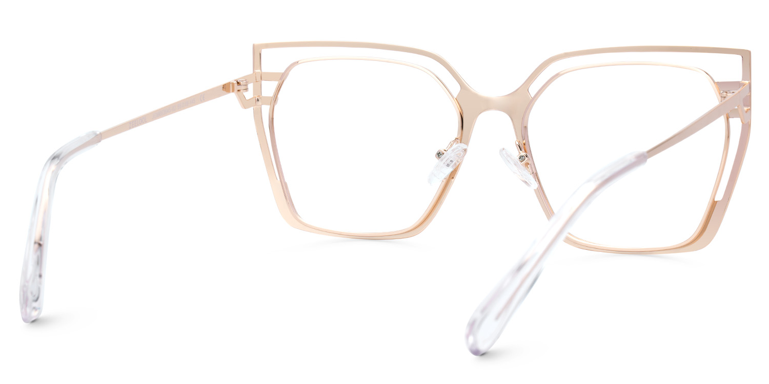 Quinn Geometric White Glasses3