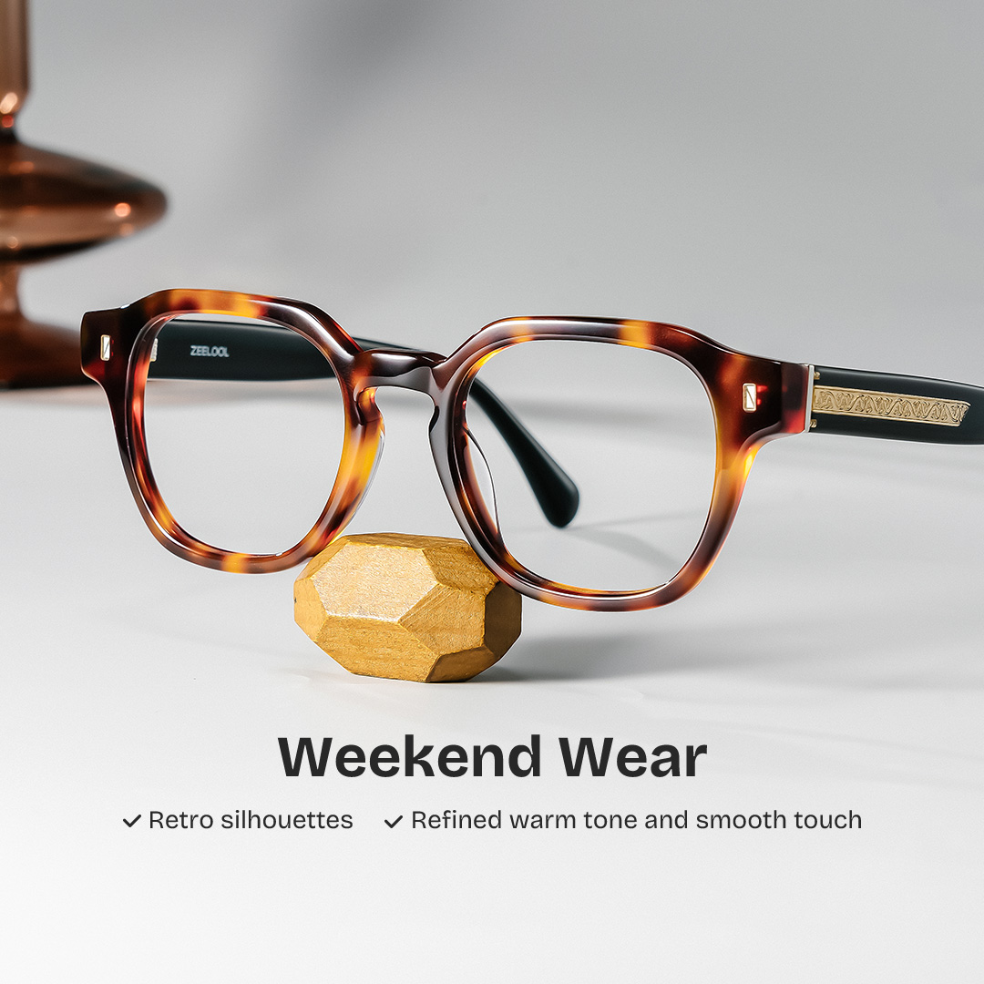 Hope Tortoise Frame Glasses with Round Frame Online | ZEELOOL0