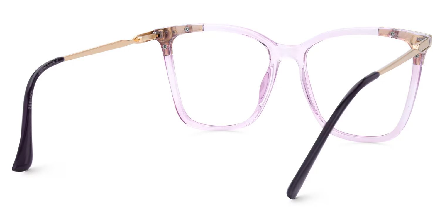 Purple Square Frame Glasses4