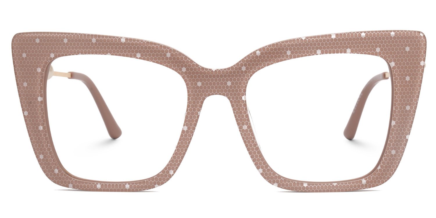 Monalisa Thick Brown Glasses in Square Design | ZEELOOL UK1