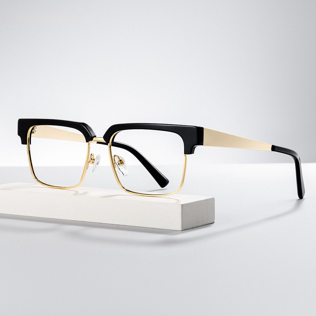 Black Browline Frame Glasses - Gerena on Sale | ZEELOOL UK0
