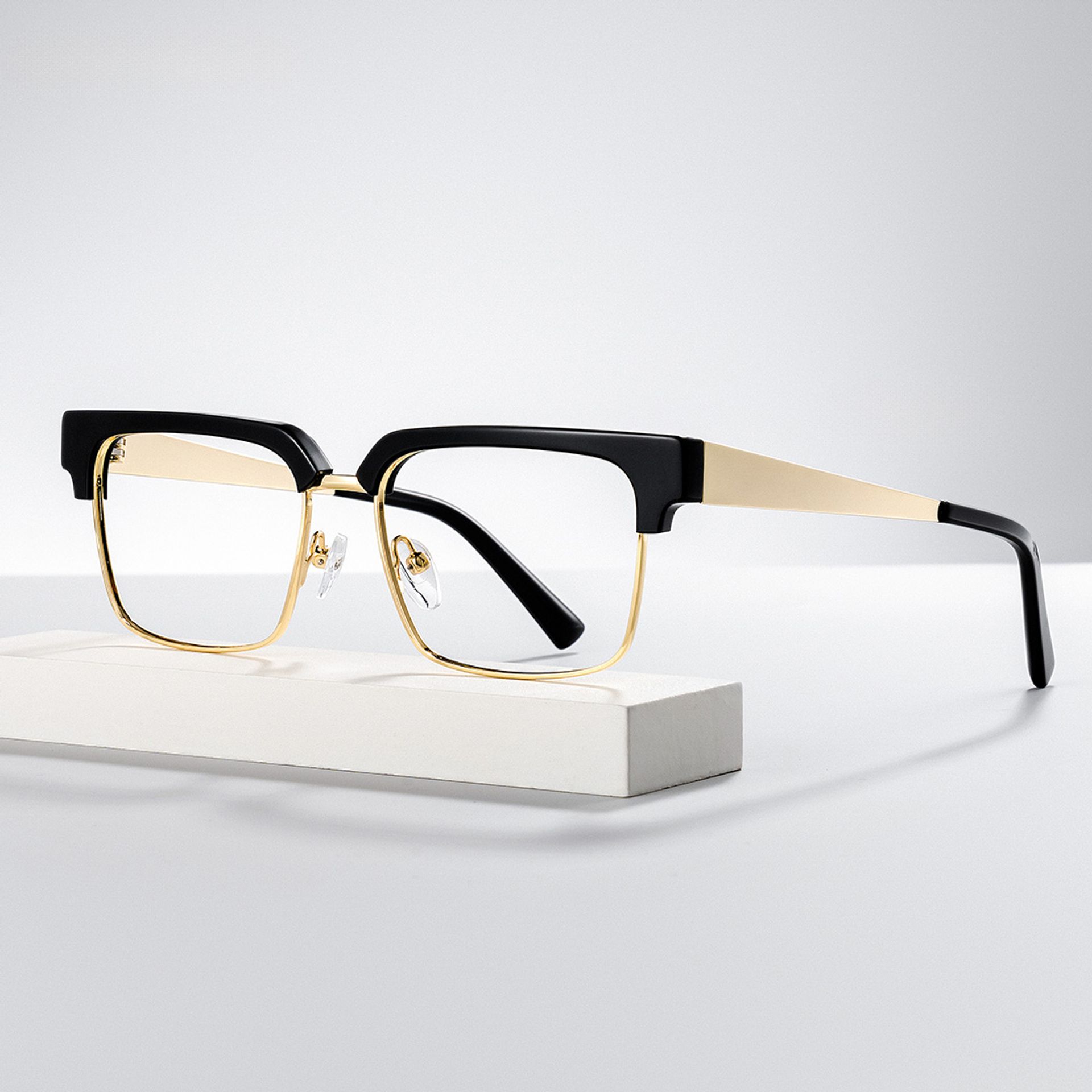 Black Browline Frame Glasses - Gerena on Sale | ZEELOOL UK0