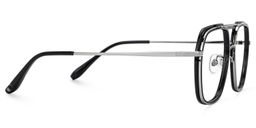 Vergie Aviator Black Glasses2