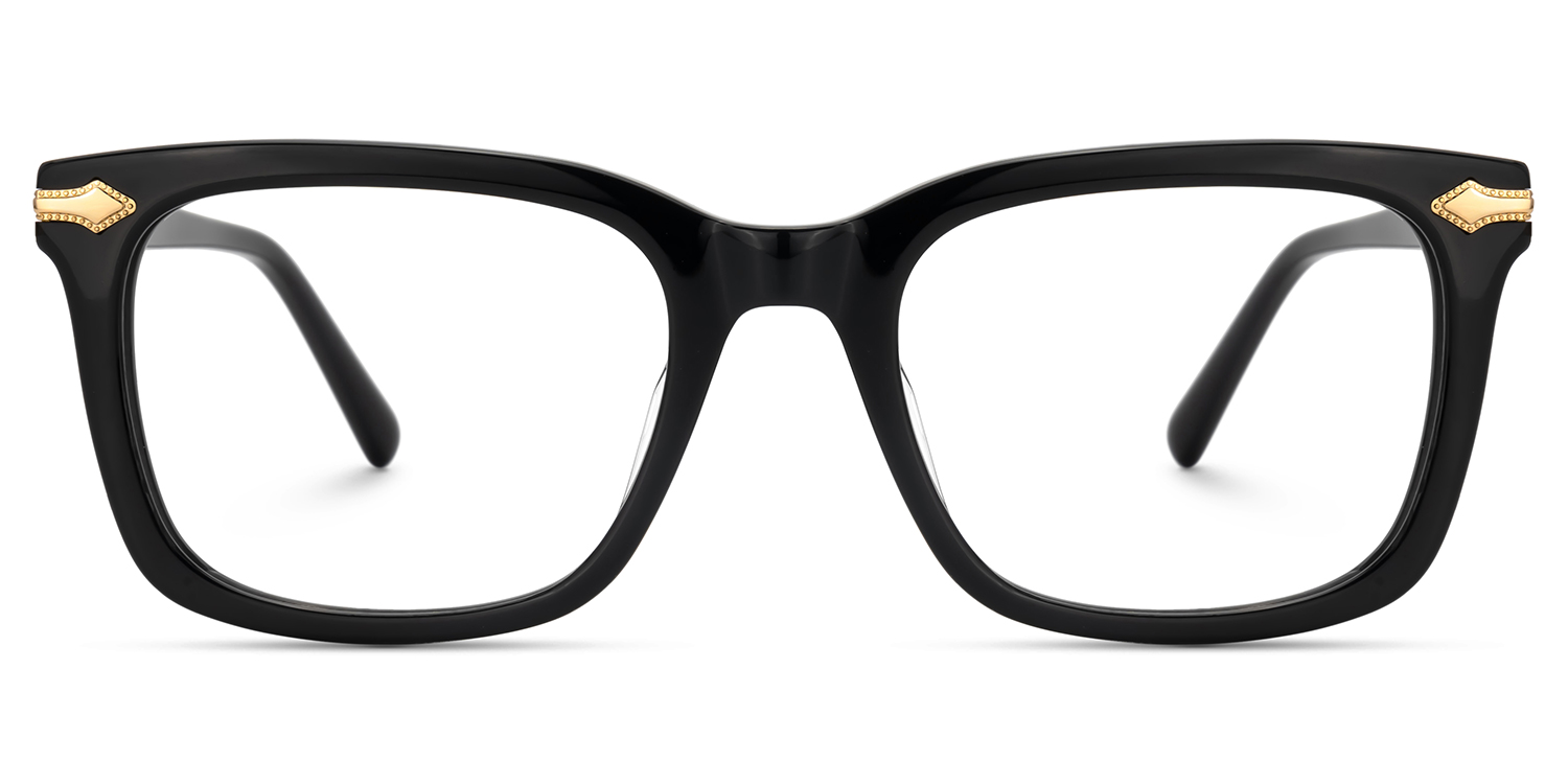 Rectangle Frame Glasses Men's Glasses1