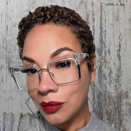 Kiana Clear Square Glasses9