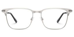 Marshall Rectangle Silver Glasses2