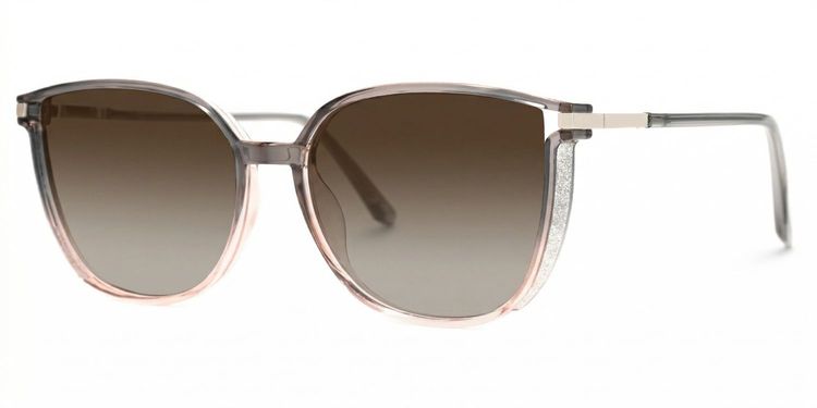 Rodz Square Gray-Pink Glasses