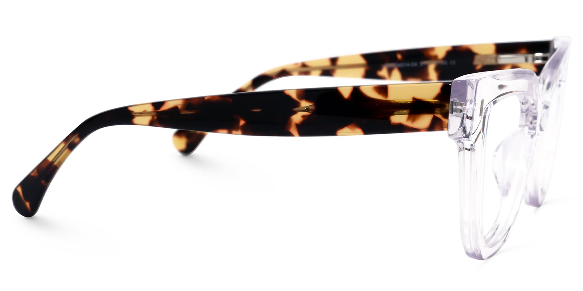 Shaka Cateye Clear Frame Glasses | ZEELOOL UK2