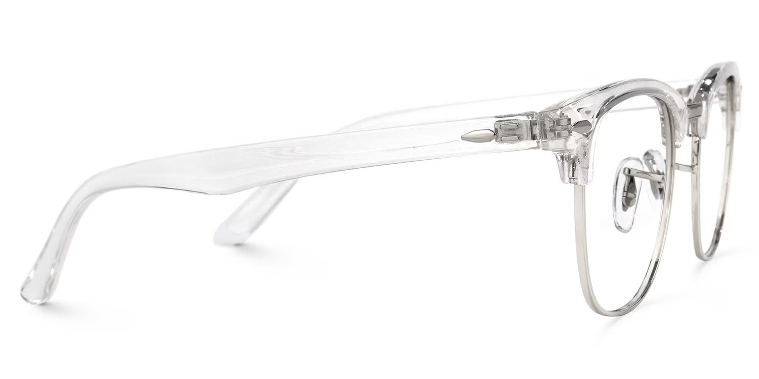 Hacker Browline Clear Glasses | ZEELOOL UK2