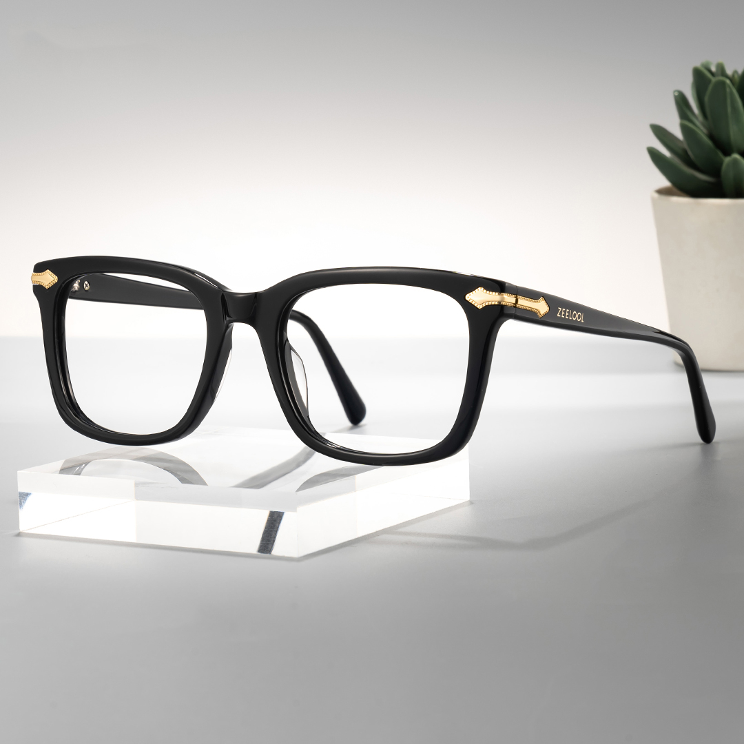 Rectangle Frame Glasses Men's Glasses0