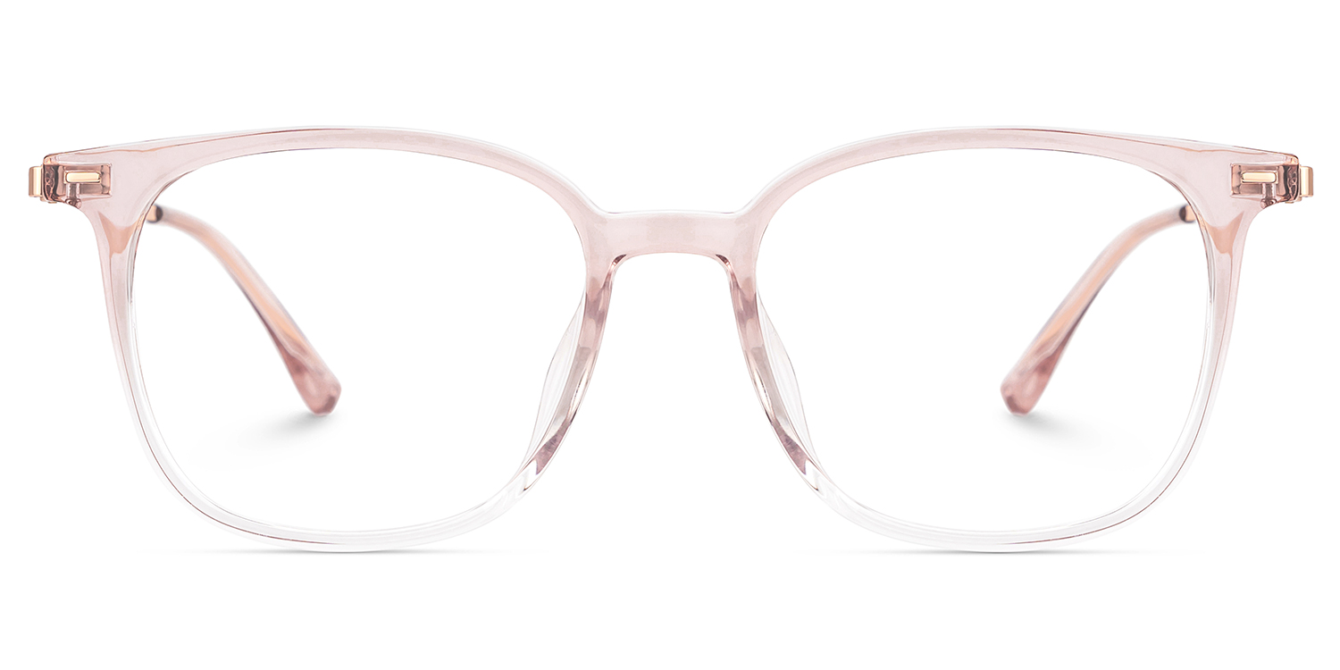 Cora Square Pink Glasses
