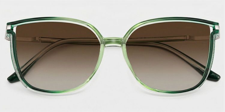 Rodz Square Green Glasses
