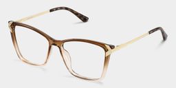Mia Square Brown Glasses3