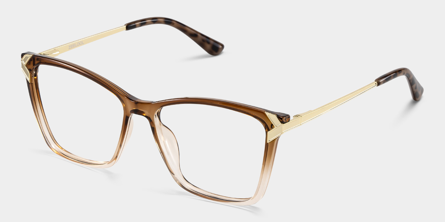 Mia Square Brown Glasses3