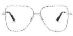 Alisandra Silver Aviator Glasses0